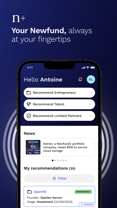 Newfund Screenshot
