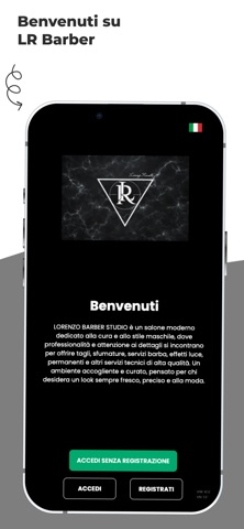 LR Barber iPhone screenshot