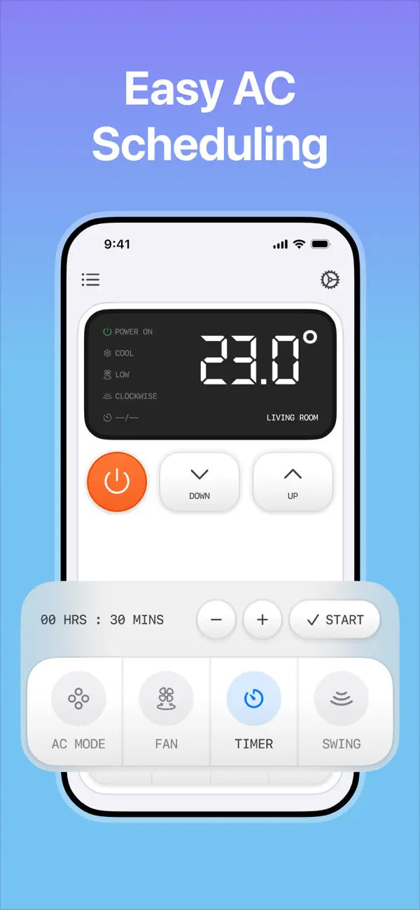 Screenshot #3 pour AC Remote control - S9Remote