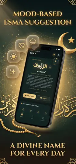 Esma: Namaz Vakitleri & Zikir iPhone Ekran Görüntüsü 1