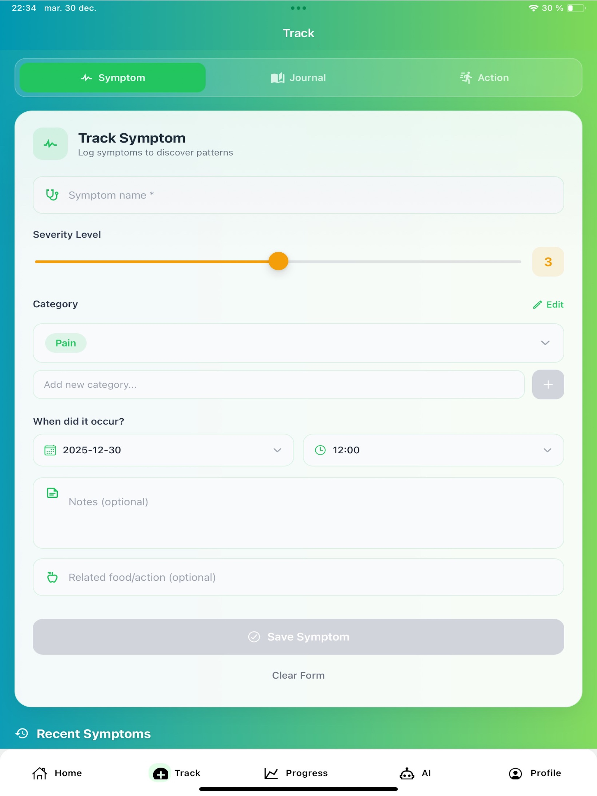 Symptoms AI