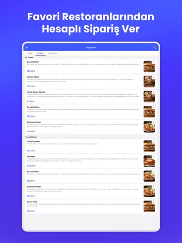 Onyem - Yemek Siparişi iPad screenshot