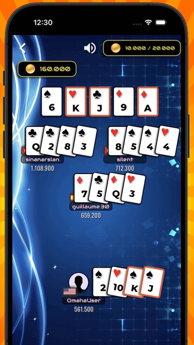 POKER: Omaha Holdem card game Screenshot