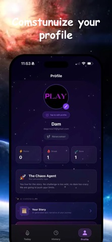 The Lore app iPhone screenshot
