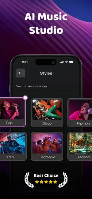 AI Music and Song Generator screenshot 1