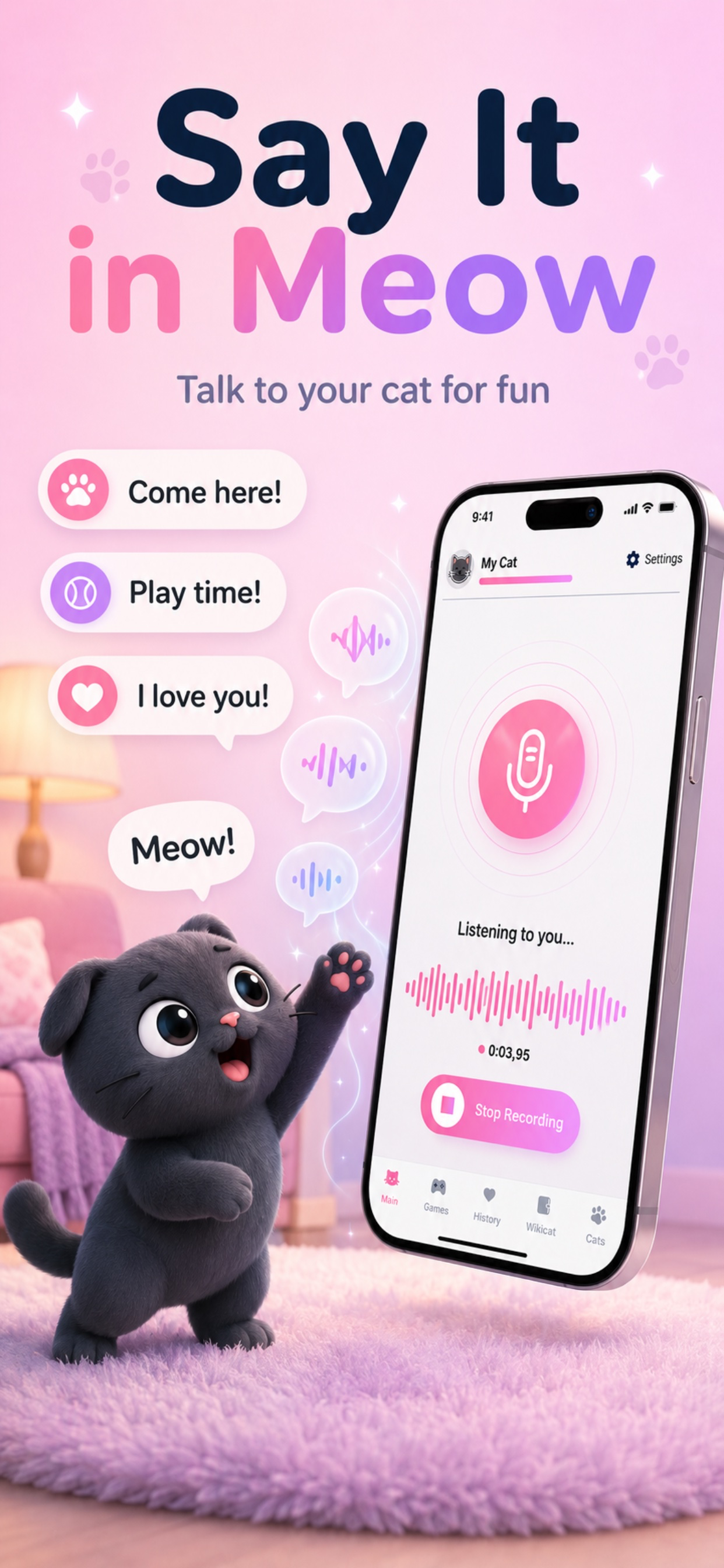 Meow: Human to Cat Translator screenshot 4