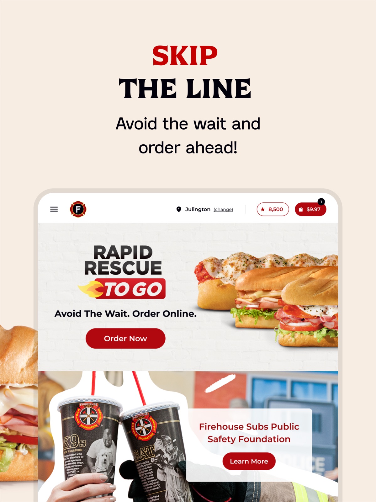 Firehouse Subs ipad screenshot 3