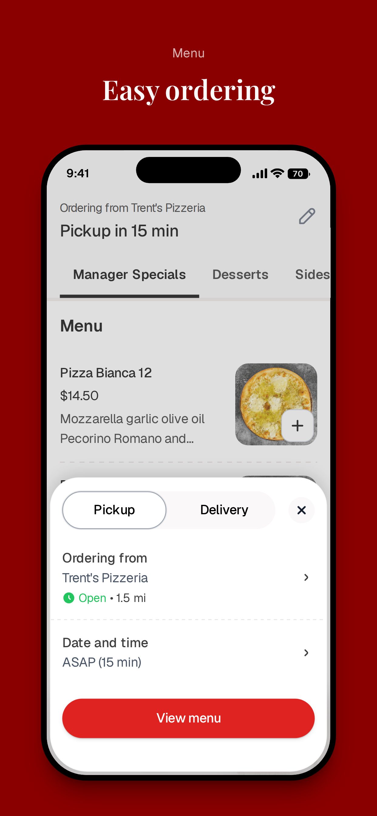 Trent's Pizzeria screenshot 3