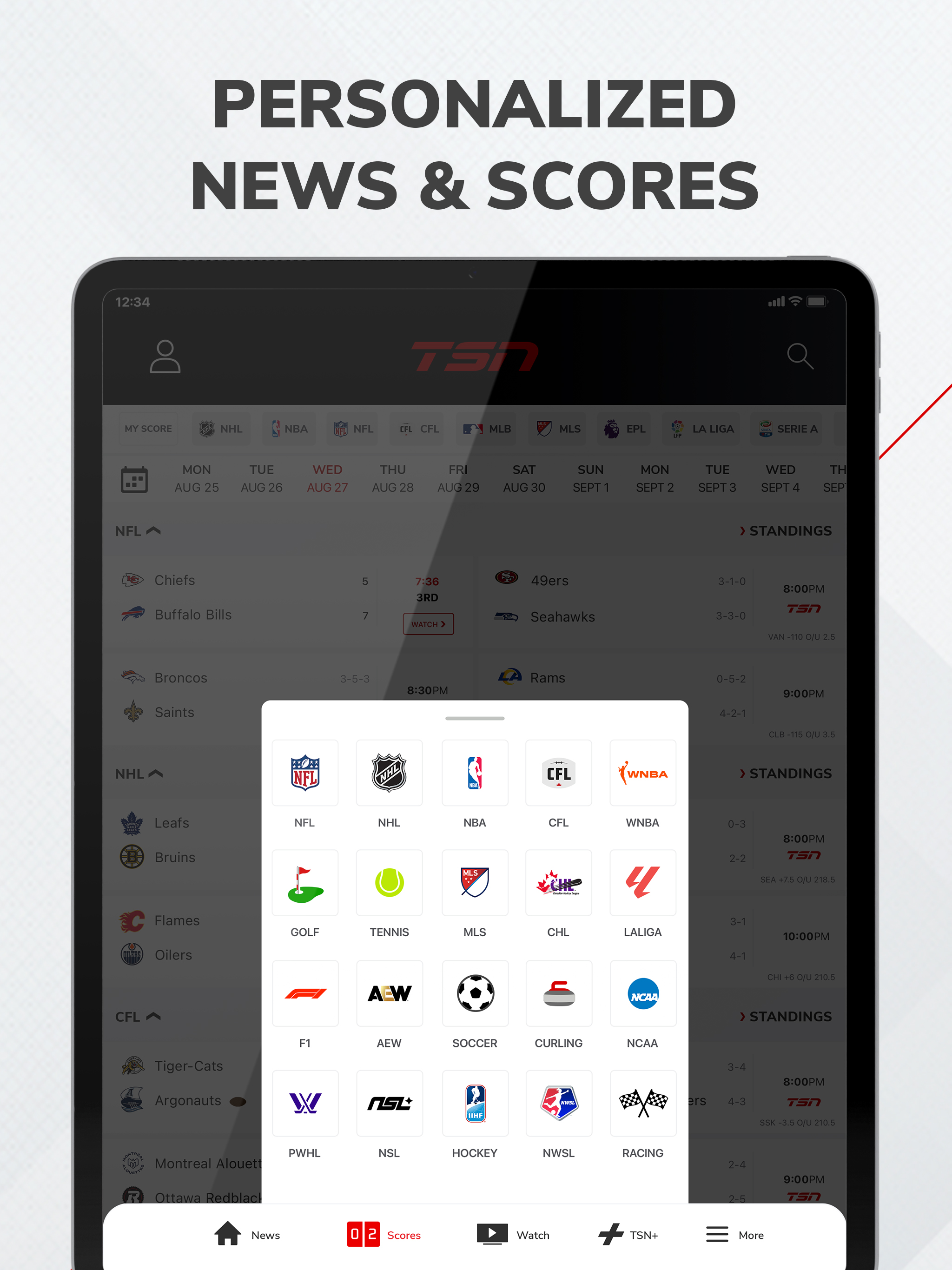 TSN: Live Sports, News, Scores screenshot 10