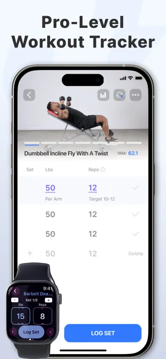 JEFIT Workout Plan Gym Tracker : capture d’écran 1 sur 8