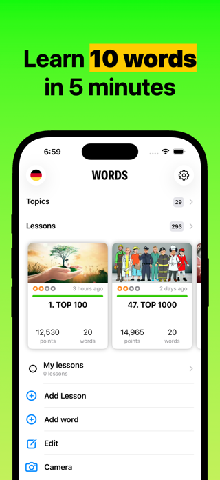 Words - Learn Languages Fast Screenshot 2 of 8