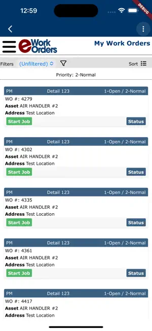 eWorkOrders Online screenshot 2