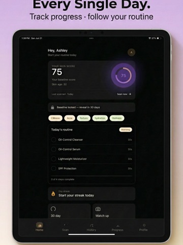 Melora - AI Skin Analysis iPad screenshot