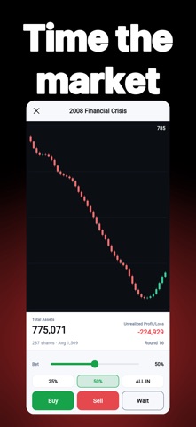 Candle Crash: Stock Crash Race iPhone screenshot