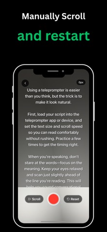 Teleprompter 1 Screenshot 3 of 4