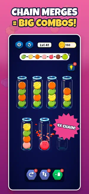 Fruit Sort N Merge screenshot 2