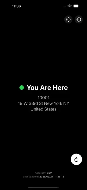 WhereAmI – Address at a Glance screenshot 2