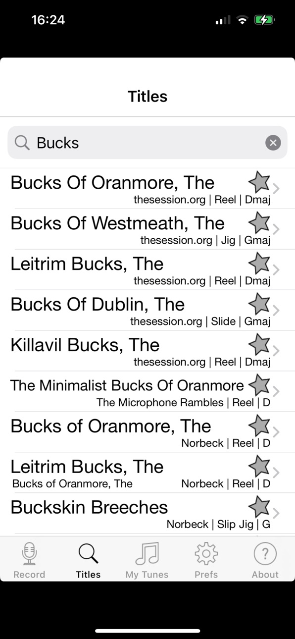 iPhone screenshot