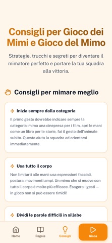 Gioco dei Mimi: Sciarada Party iPhone screenshot