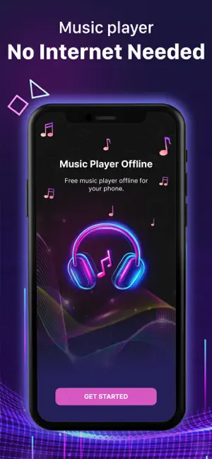 Music Player Offline iPhone screenshot 1