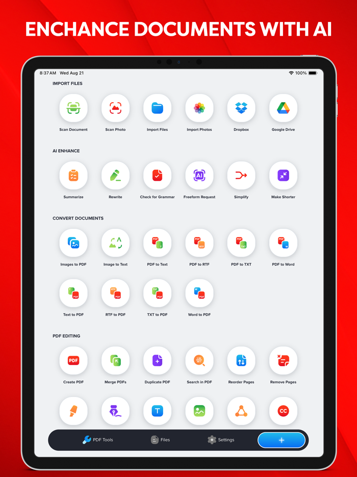 PDF Scanner  Converter  AI
