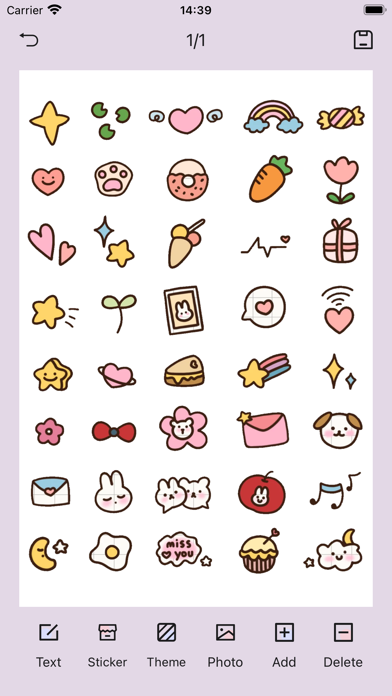 Mini journal - Cute diary Screenshot