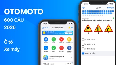Screenshot 1 of 600 Câu Lý Thuyết GPLX OTOMOTO App