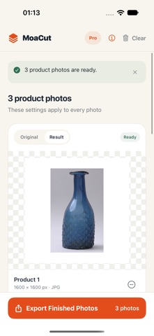 MoaCut - Batch Product Photos Screenshot 1 of 1