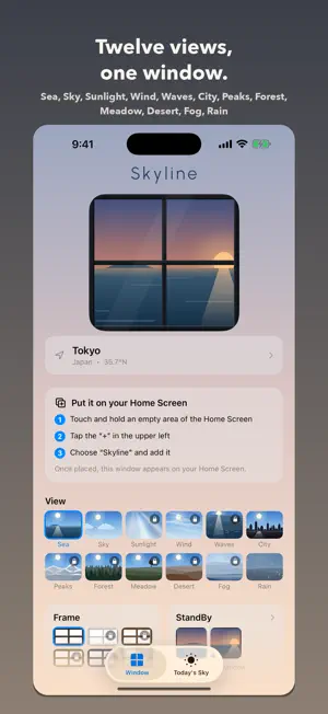 Skyline Widget screenshot 2
