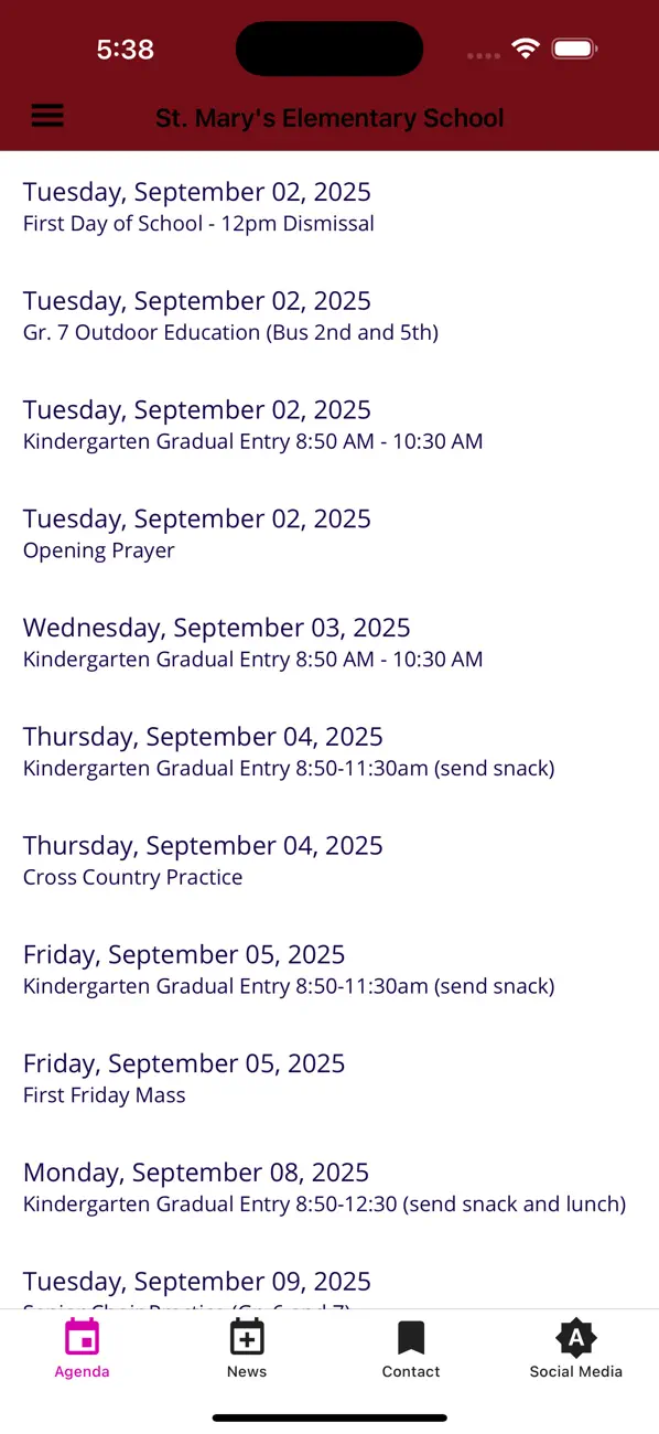 Screenshot #3 pour St. Mary's School Vancouver