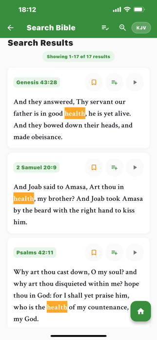 WordFirst Bible App Screenshot 5 of 8