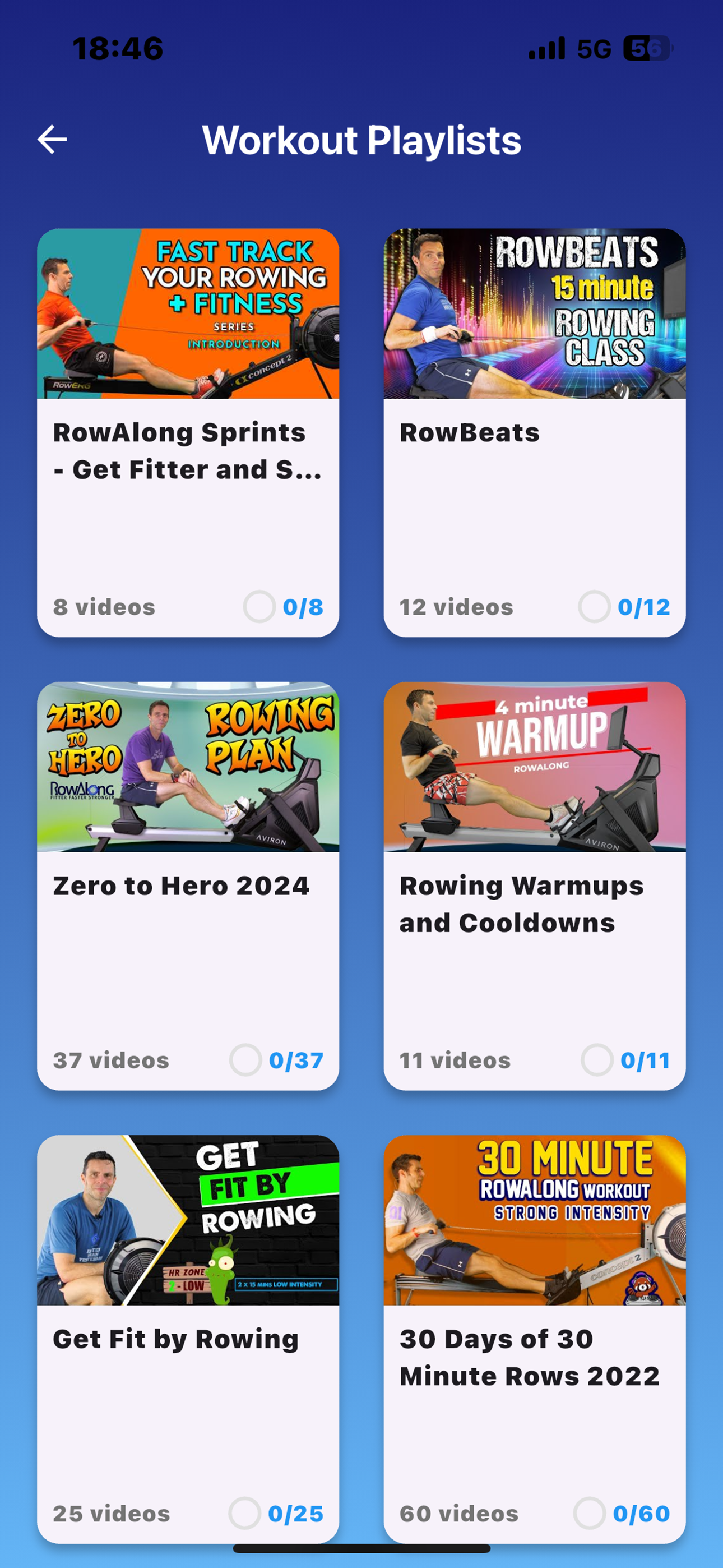 The RowAlong App screenshot 2