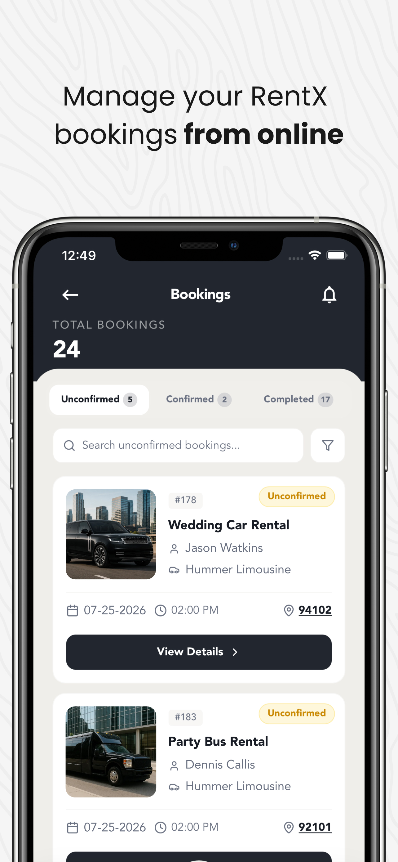 RentX screenshot 3