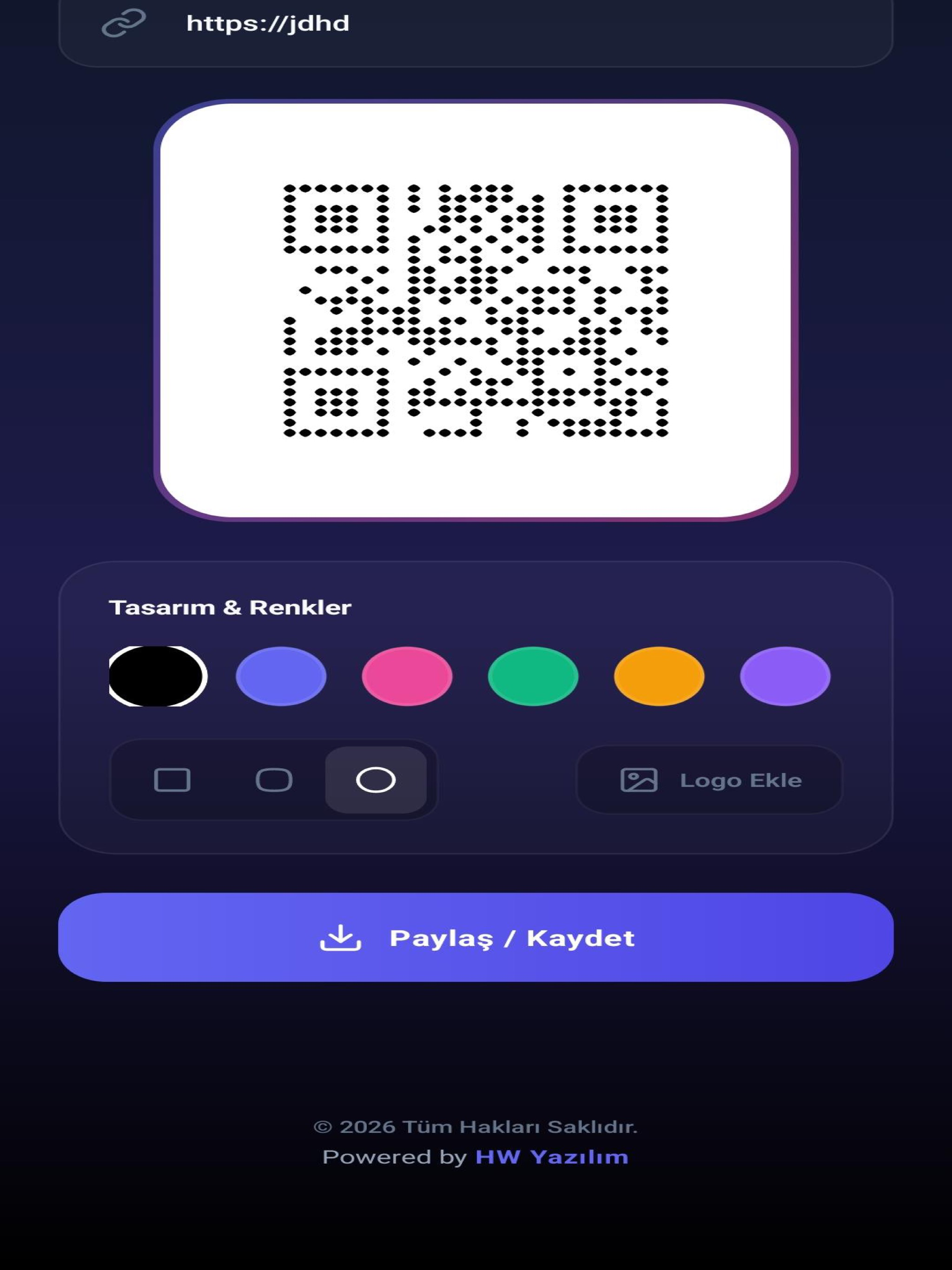 HW QR Generator