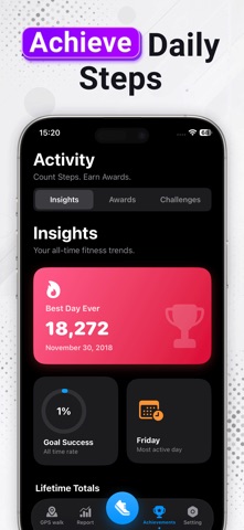 Step Counter - Walking iPhone screenshot
