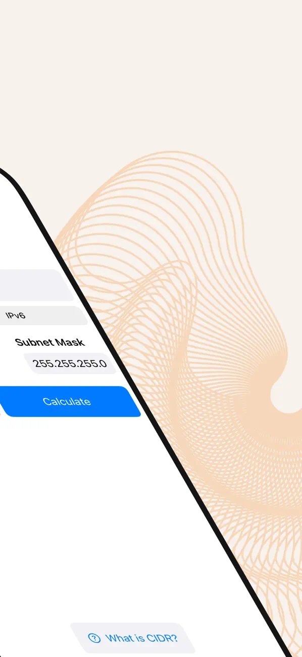 #2. SubnetCal (iOS) Ved: Haeseong Jung