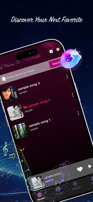 Music Player: Pulse Music iPhone screenshot 2