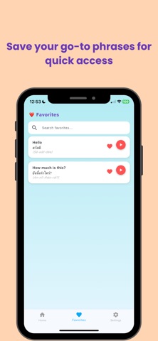 Thai Phrasebook for Travel screenshot