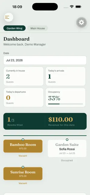 Hostly: Guest House screenshot 1