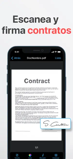 Escanear & Convertir PDF App iPhone screenshot 4