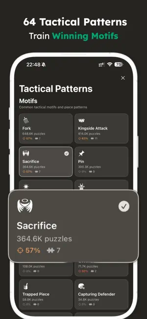 Chess Puzzles: Tactics Trainer screenshot 2