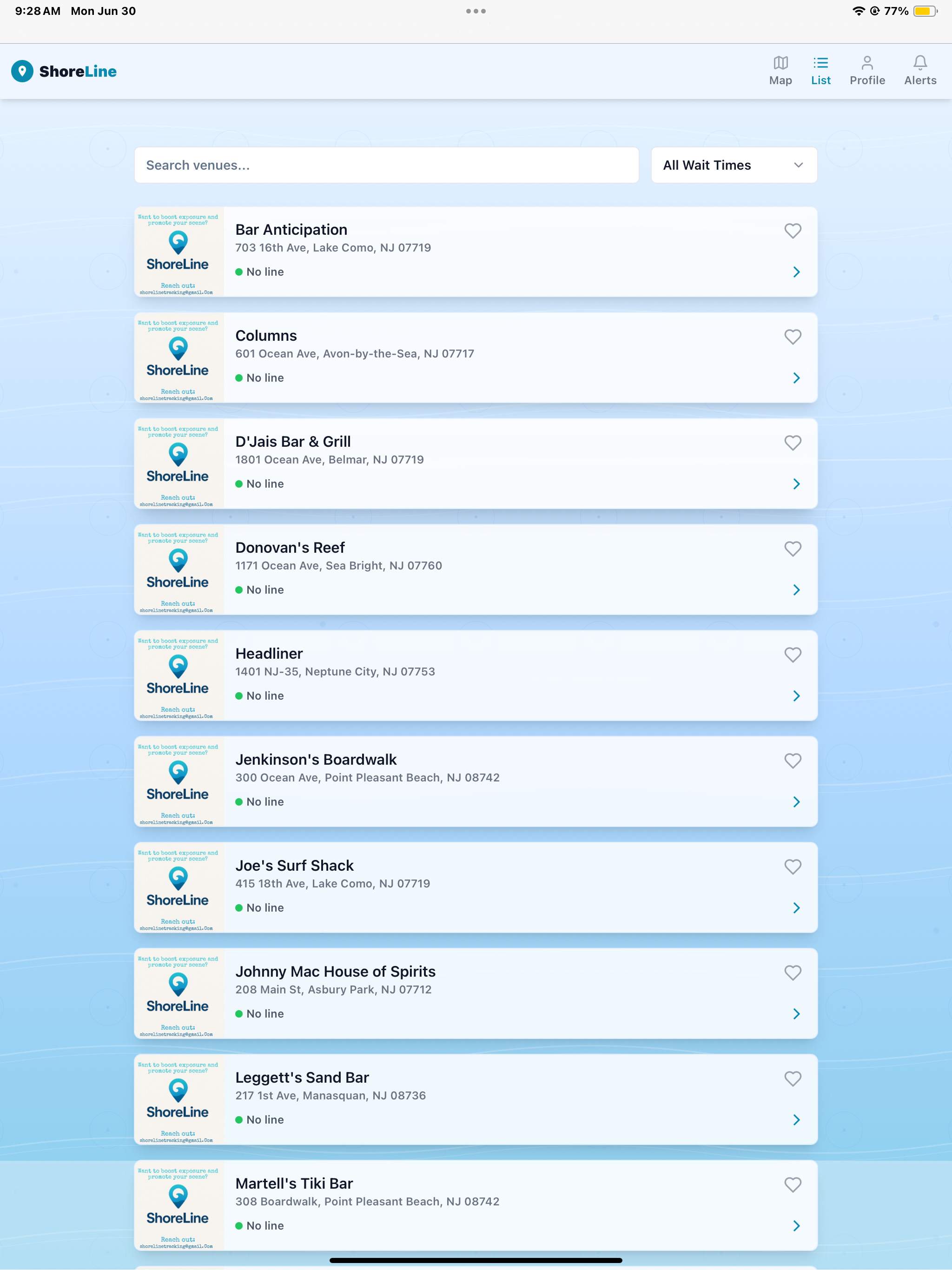 Shoreline Live Tracking screenshot 6