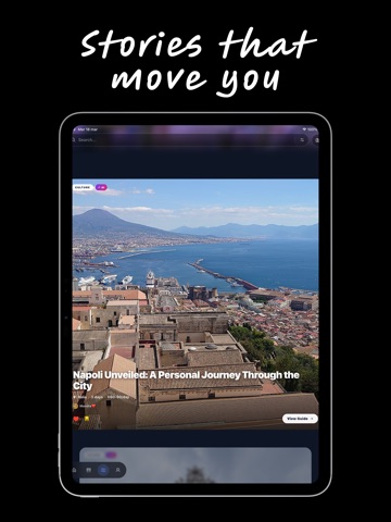 Mundia: Diary & Trip Planner iPad screenshot