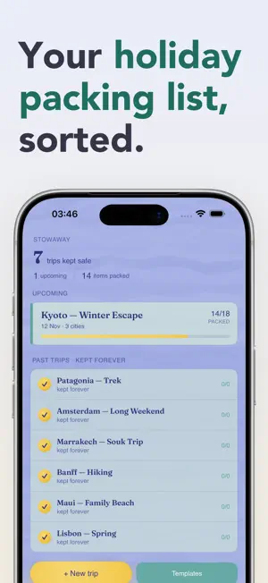 Stowaway: Packing List screenshot 2