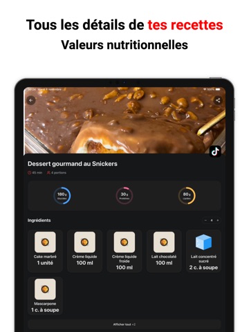 Oshii : Recettes des réseaux iPad screenshot 2
