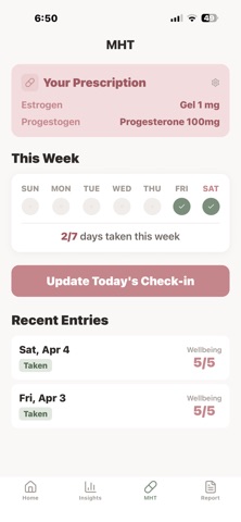 MenoCompass screenshot