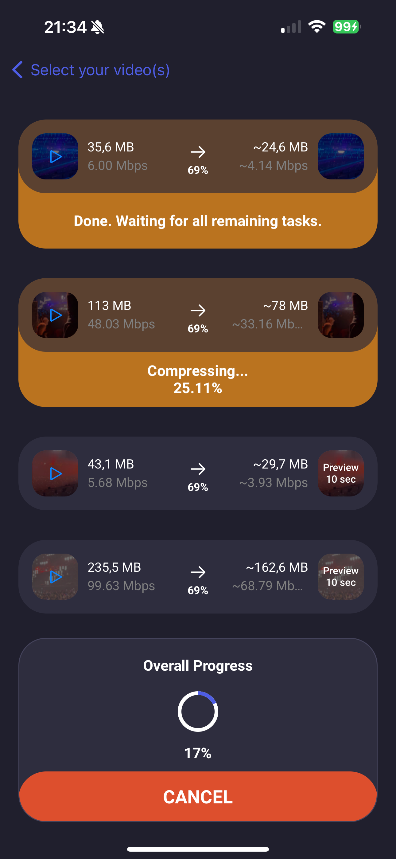 Video Compress: keep metadata