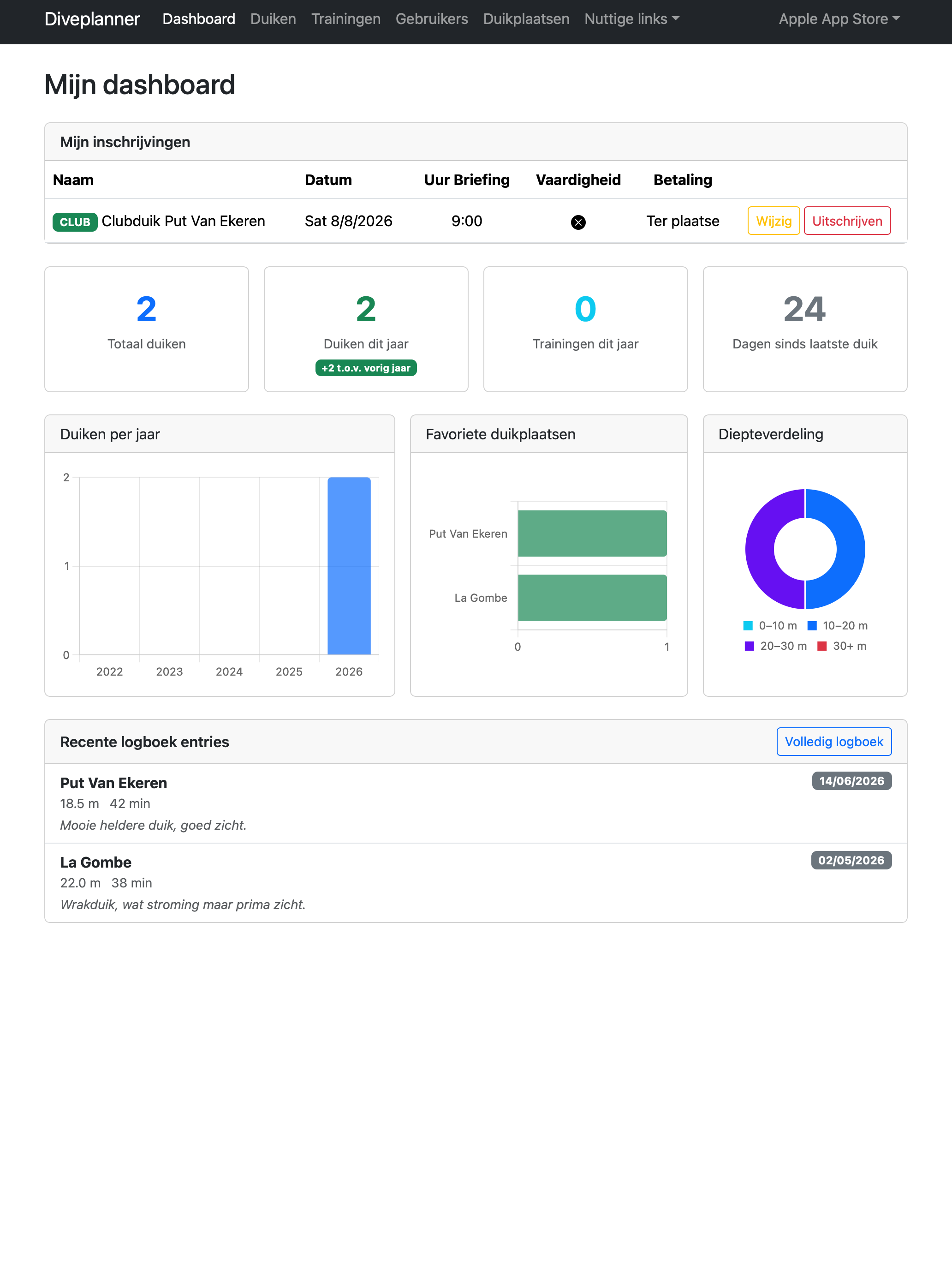 DivePlanner BE screenshot 6
