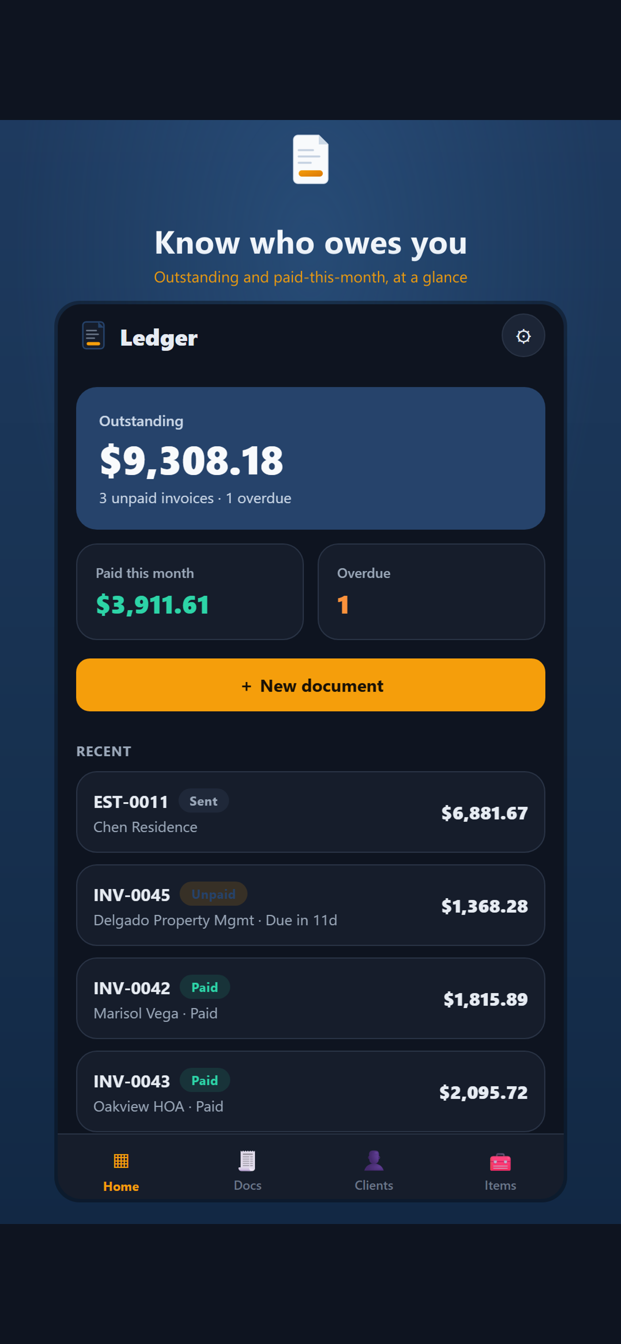 Contractor Invoice & Estimates screenshot 5