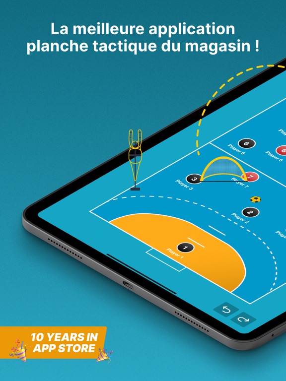 Screenshot #4 pour Planche Tactique: Handball++